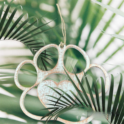Holiday - Wooden Paw Ornament