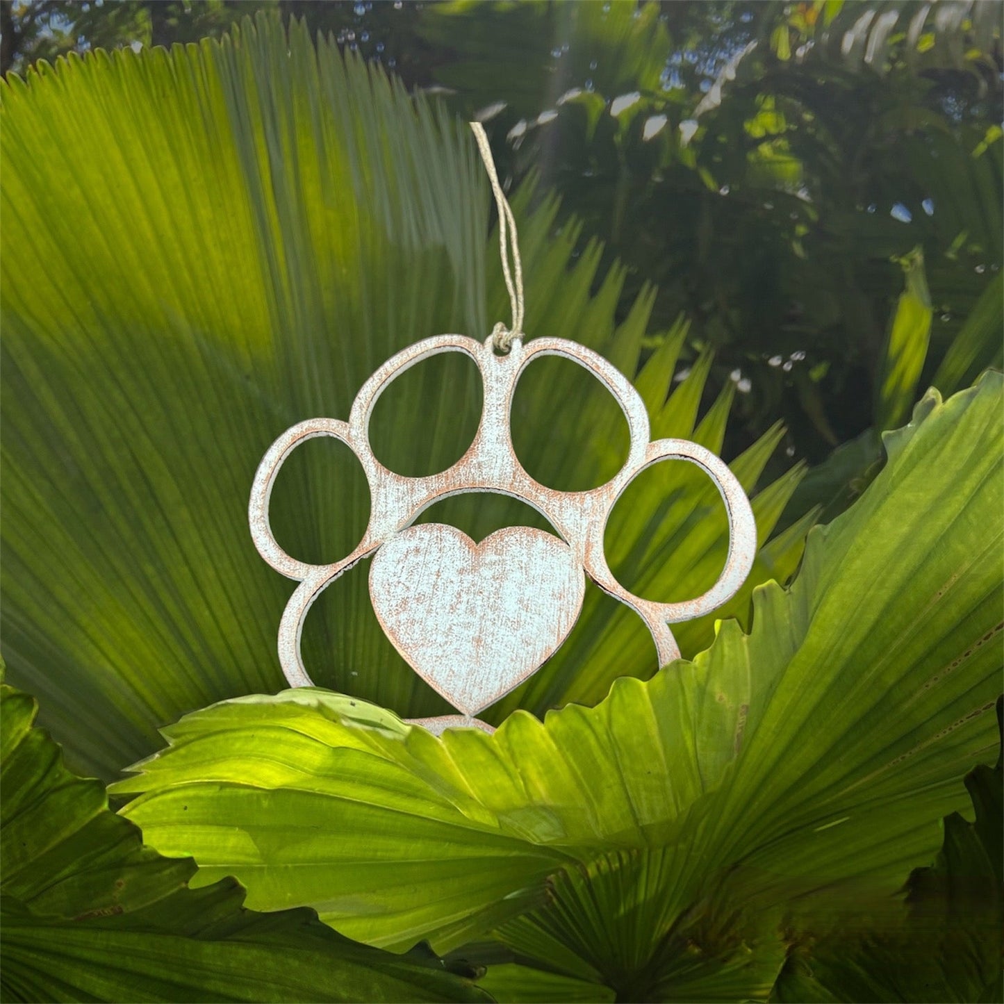 Holiday - Wooden Paw Ornament