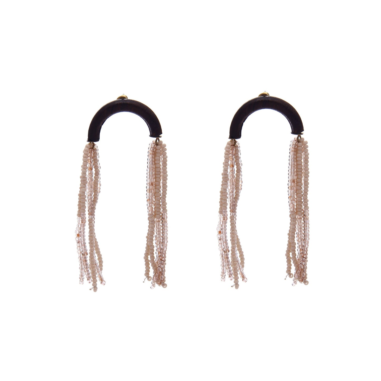 Falling Glass Beads Earrings