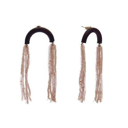 Falling Glass Beads Earrings