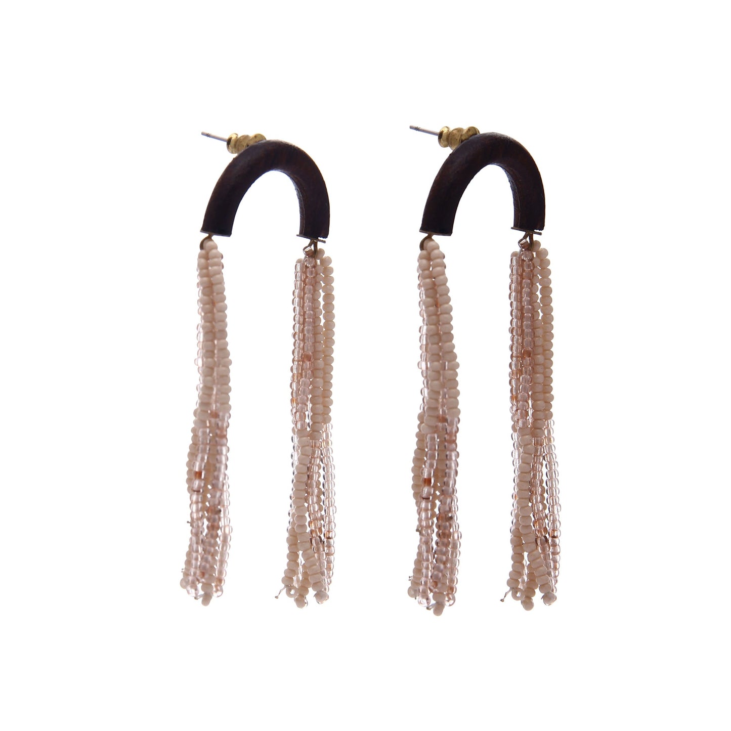 Falling Glass Beads Earrings