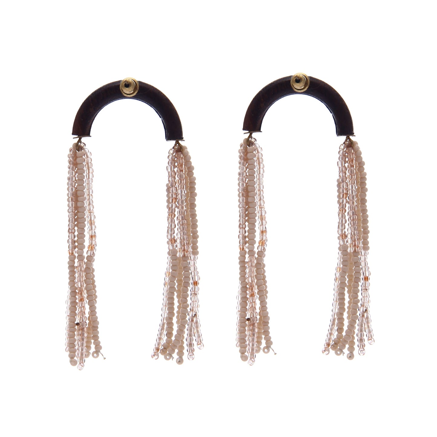 Falling Glass Beads Earrings