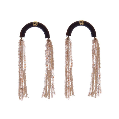 Falling Glass Beads Earrings