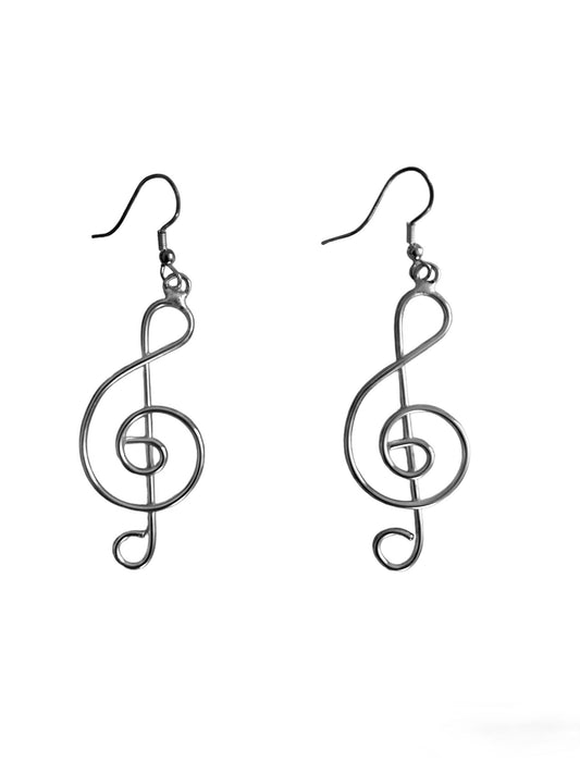 Treble Clef Earrings