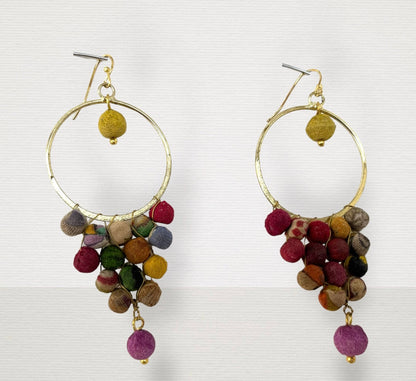 Sari Jhumka Earrings