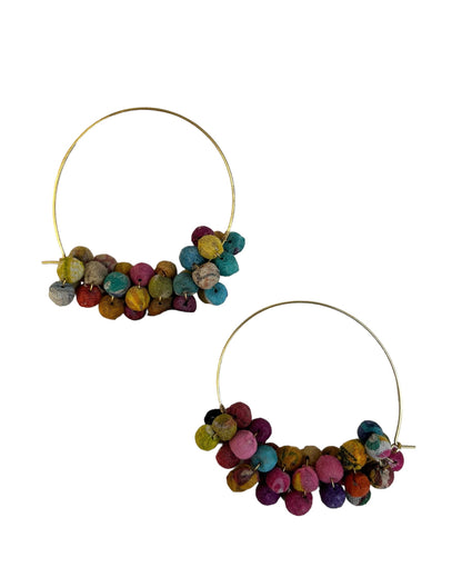 Sari Beaded Hoops Earnings