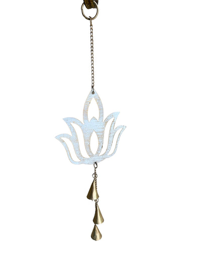 White Lotus Wind Chime