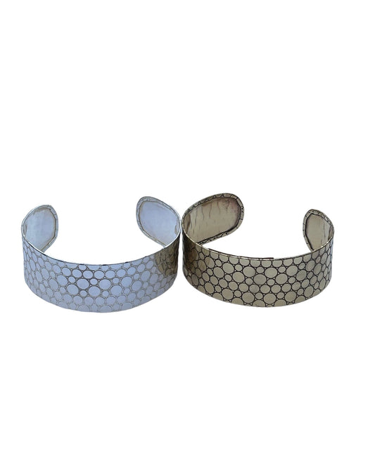 Embossed Cuff Bracelet