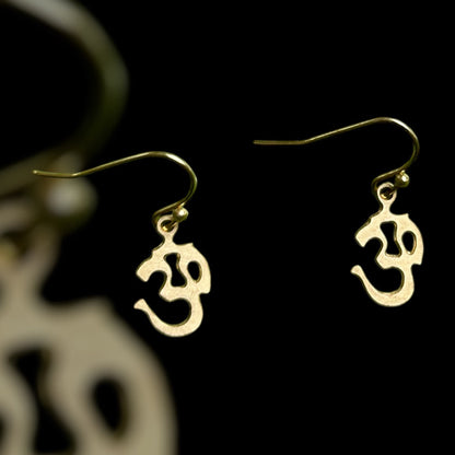 Om Earrings - Elegant Spiritual Jewelry