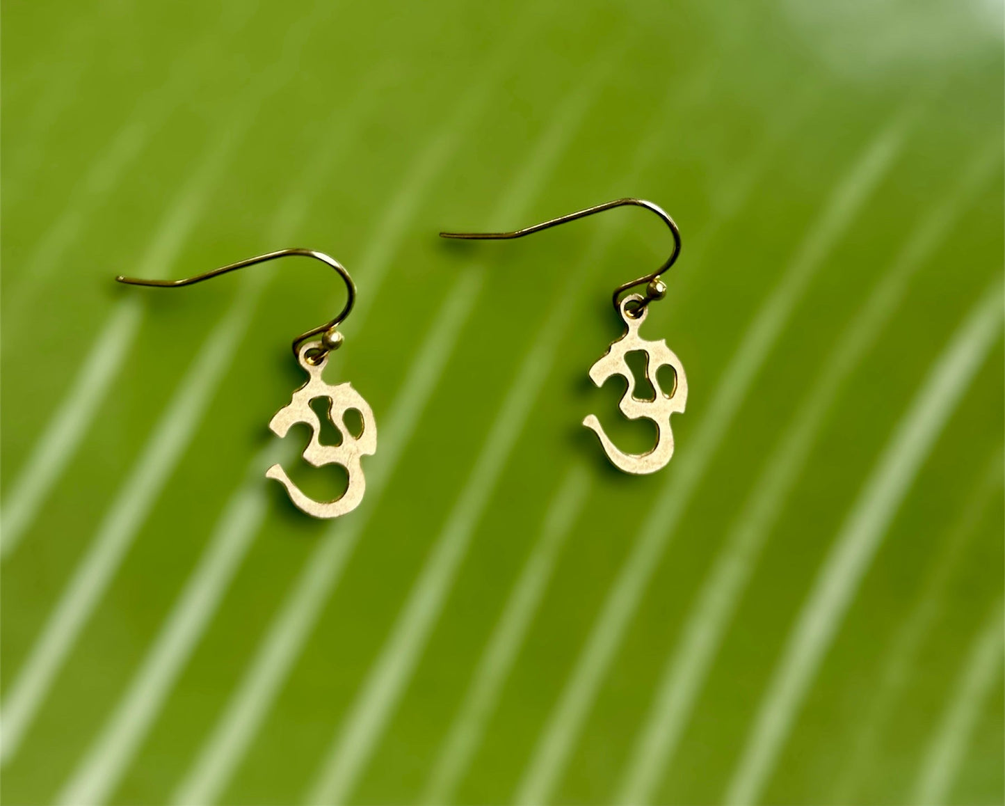 Om Earrings - Elegant Spiritual Jewelry