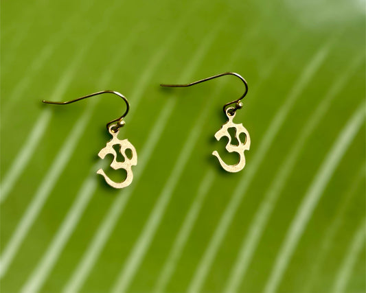 Om Earrings - Elegant Spiritual Jewelry