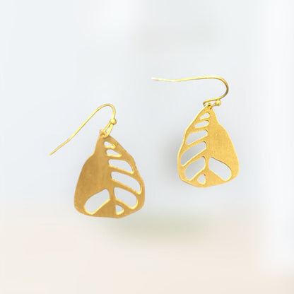 Tropical Leaf Earrings - Fresh & Vibrant Statement Jewelry