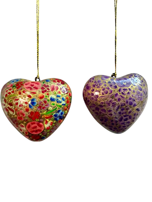 Heart Ornament Paper Mache