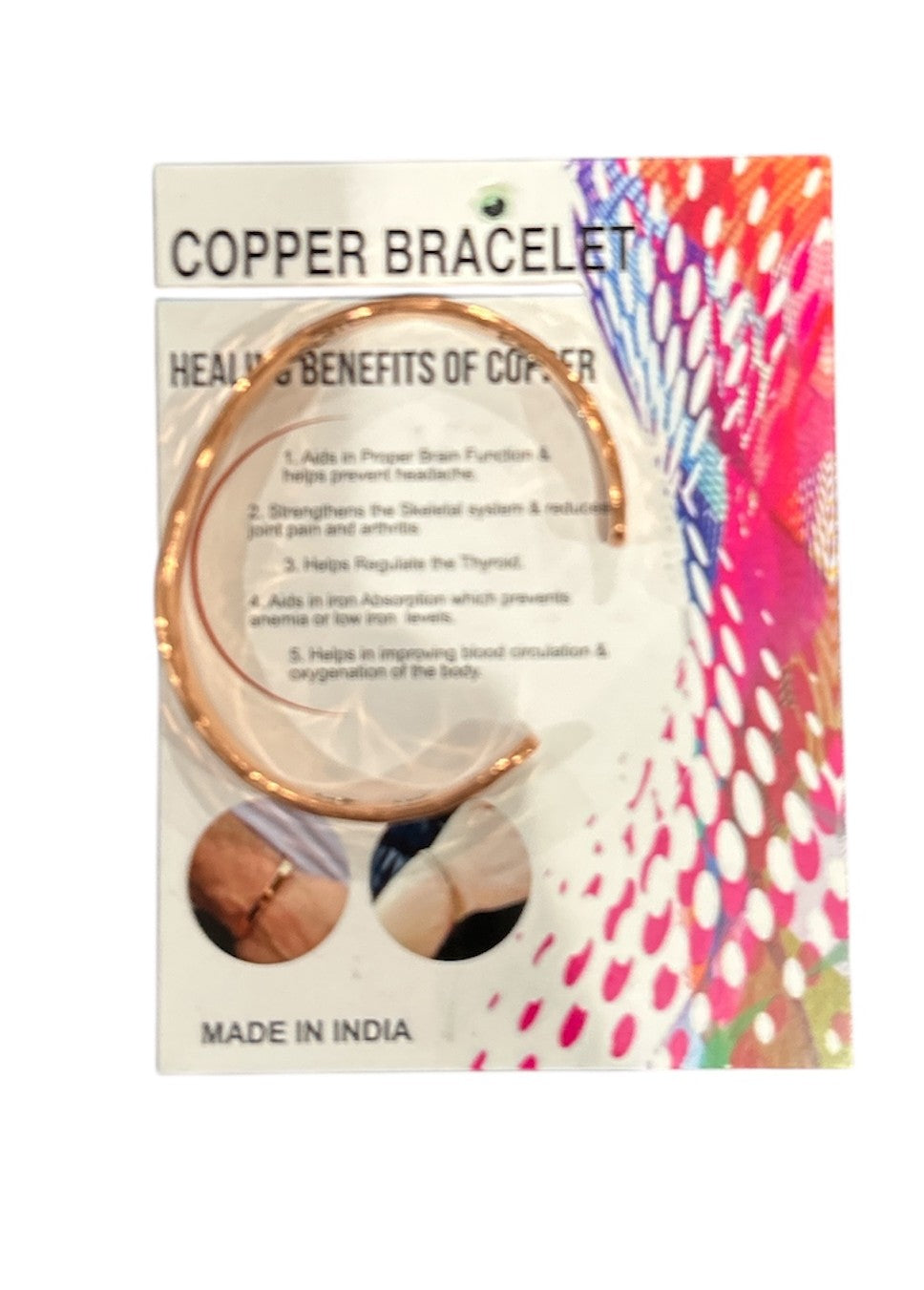 Copper Bracelet with Magnets