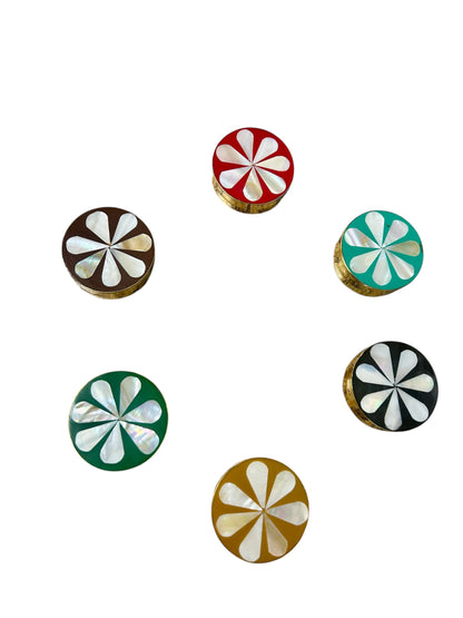 Floral Shell Trinket Box