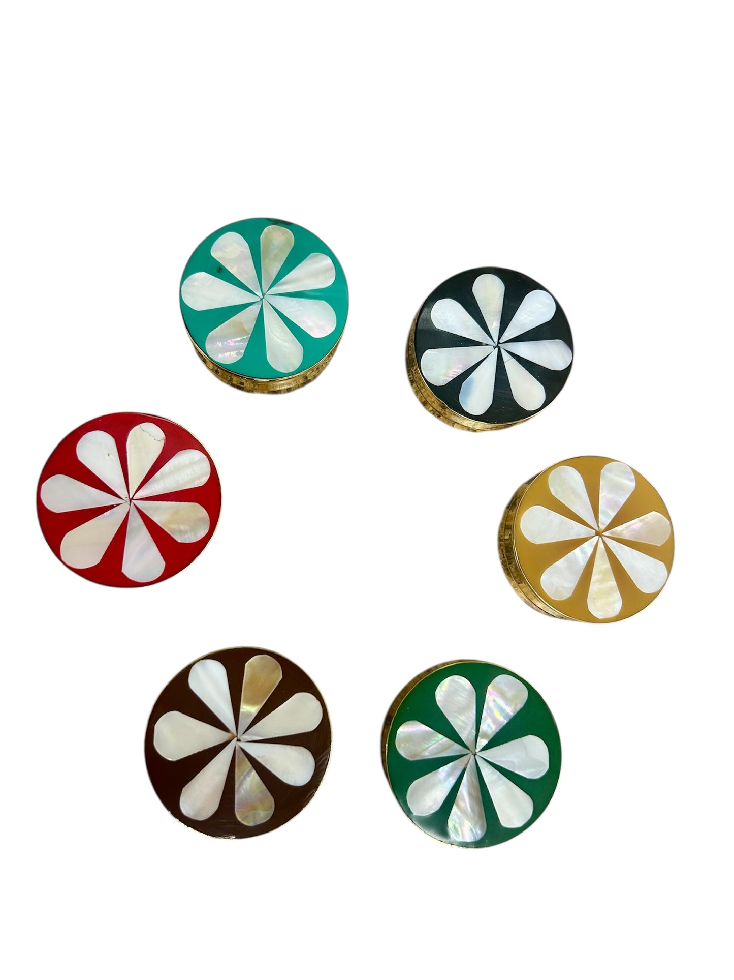 Floral Shell Trinket Box