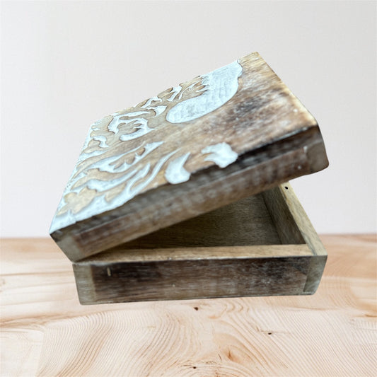 Whitewashed Tree Box