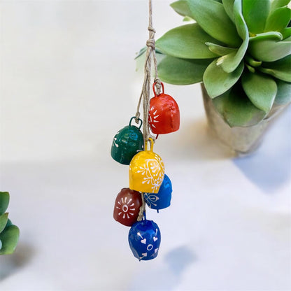 Long Stringed Wind Chime with 5 Bells