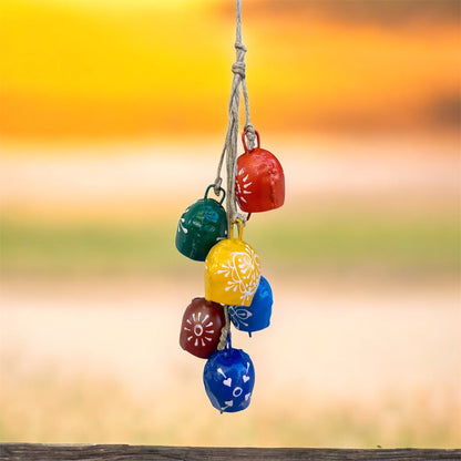 Long Stringed Wind Chime with 5 Bells