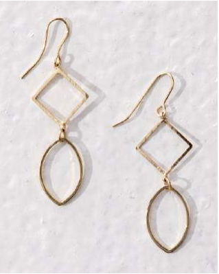 Geo Drop Earrings