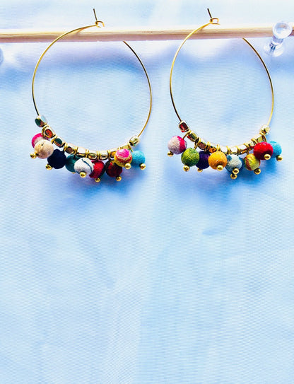 Golden Serenade Hoops