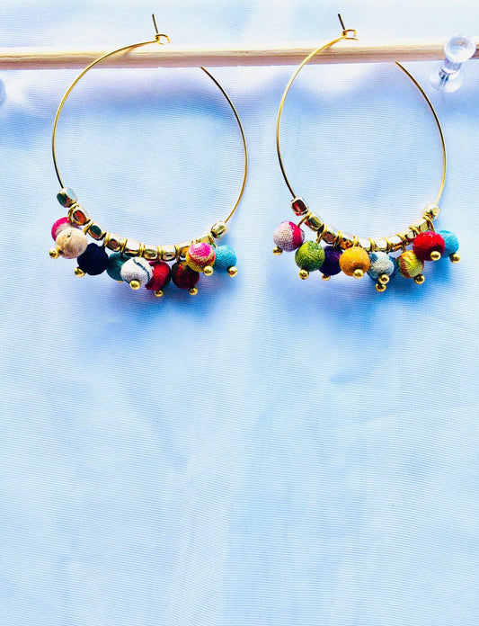 Golden Serenade Hoops