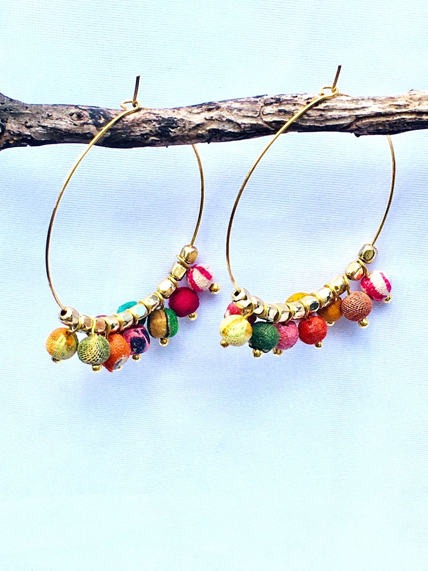 Golden Serenade Hoops