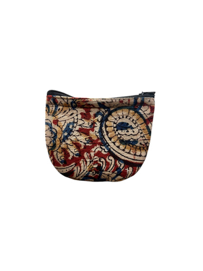 Round Kalamkari Coin Purse