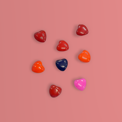 Colorful Mini Hearts