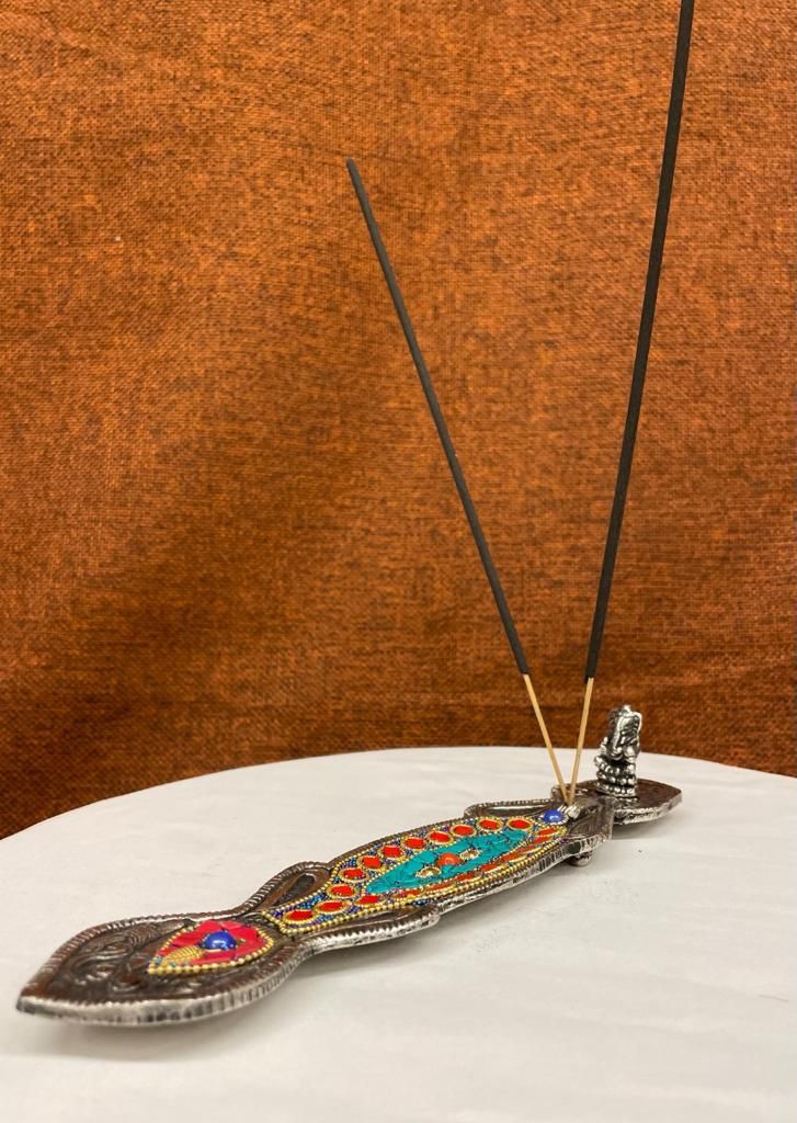 Incense Holder - Ganesh Incense Holder-Stone Work
