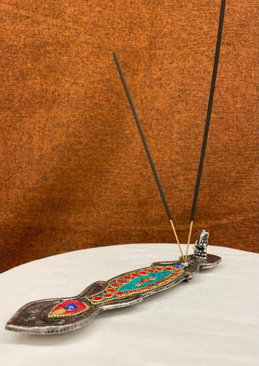 Incense Holder - Ganesh Incense Holder-Stone Work